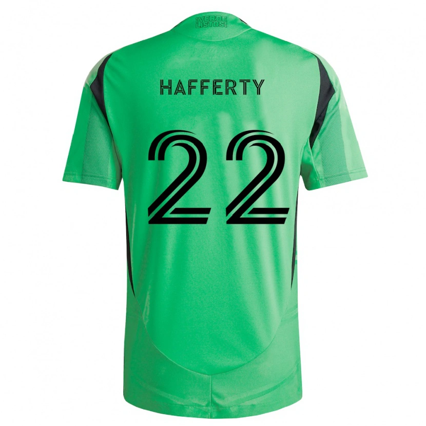 Danxen Mulher Camisola Joe Hafferty #22 Verde Esmeralda Preto Principal 2026/27 Camisa