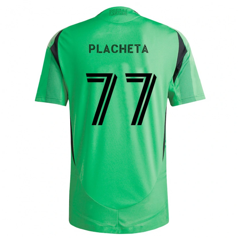 Danxen Mulher Camisola Przemysław Płacheta #77 Verde Esmeralda Preto Principal 2026/27 Camisa