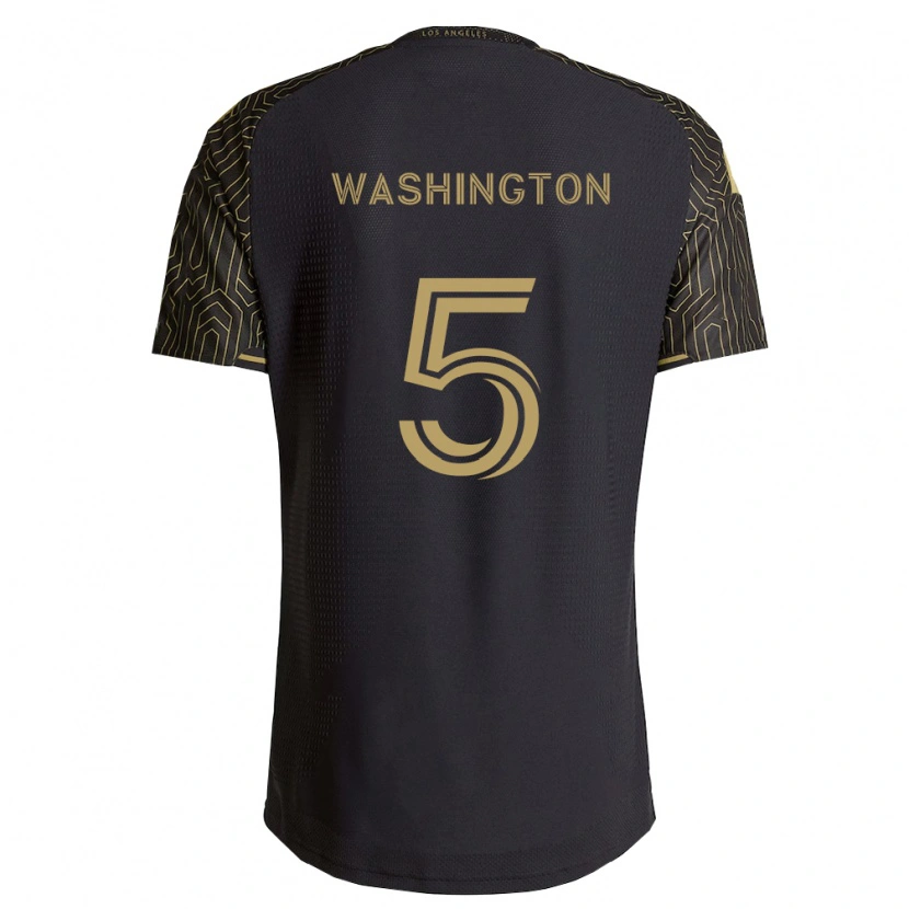 Danxen Mulher Camisola Mason Washington #5 Marrom Preto Principal 2026/27 Camisa