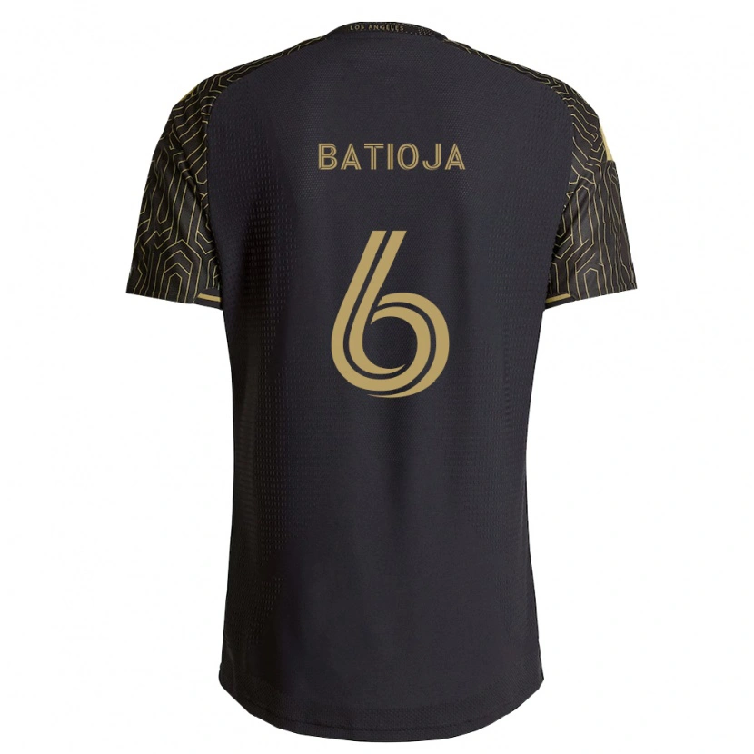 Danxen Mulher Camisola Jeremy Batioja #6 Marrom Preto Principal 2026/27 Camisa