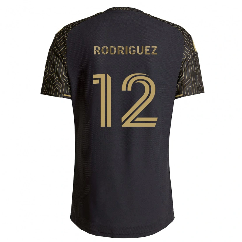 Danxen Mulher Camisola Jeremi Rodriguez #12 Marrom Preto Principal 2026/27 Camisa