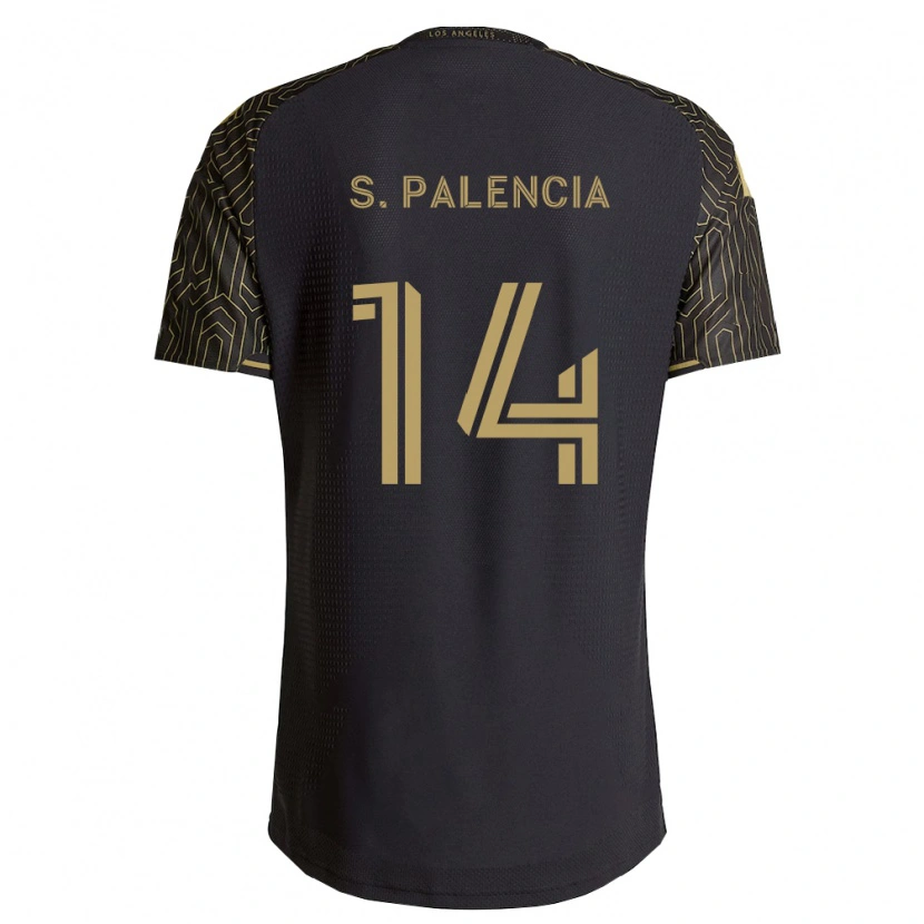 Danxen Mulher Camisola Sergi Palencia #14 Marrom Preto Principal 2026/27 Camisa