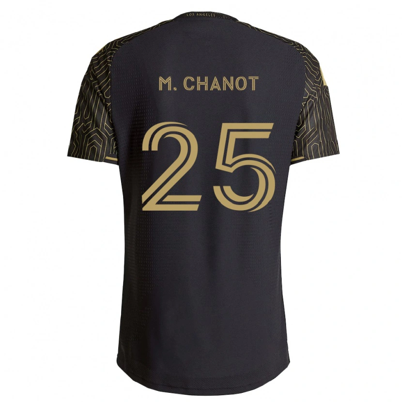 Danxen Mulher Camisola Maxime Chanot #25 Marrom Preto Principal 2026/27 Camisa