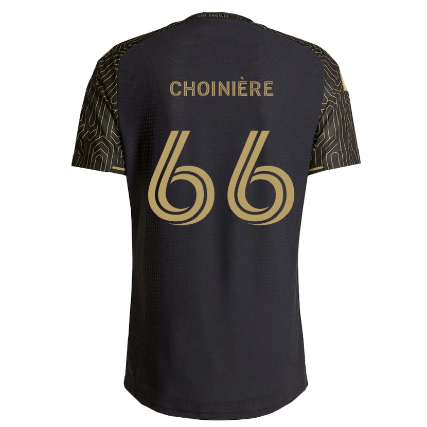 Danxen Mulher Camisola Mathieu Choinière #66 Marrom Preto Principal 2026/27 Camisa
