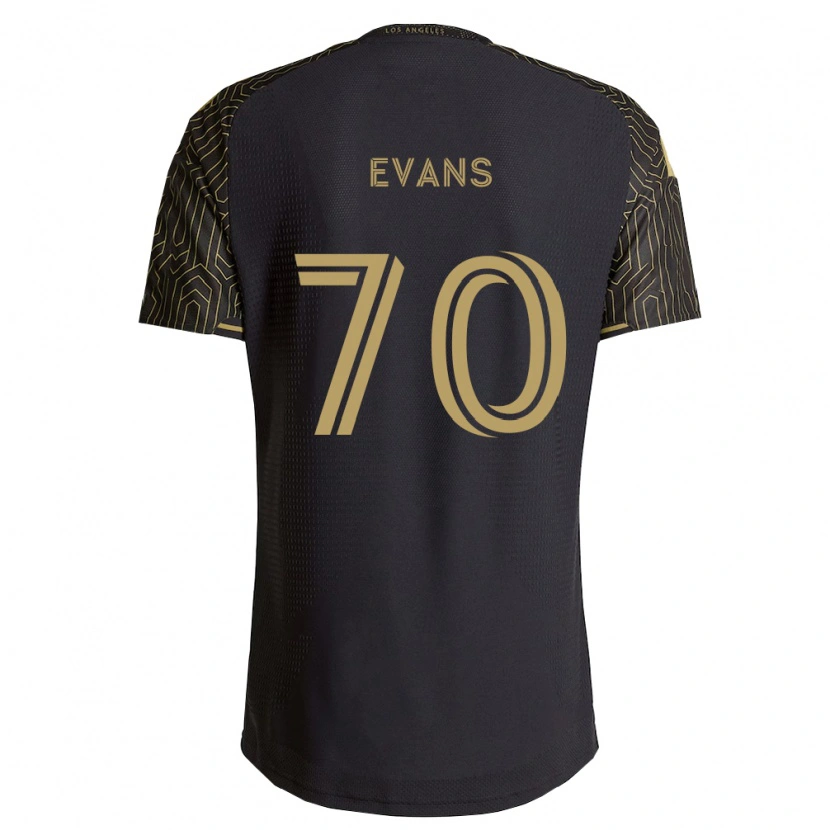 Danxen Mulher Camisola Matthew Evans #70 Marrom Preto Principal 2026/27 Camisa