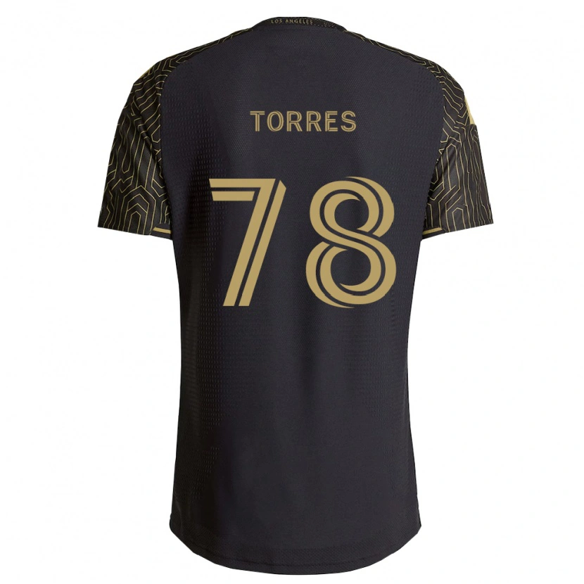 Danxen Mulher Camisola Lisandro Torres #78 Marrom Preto Principal 2026/27 Camisa