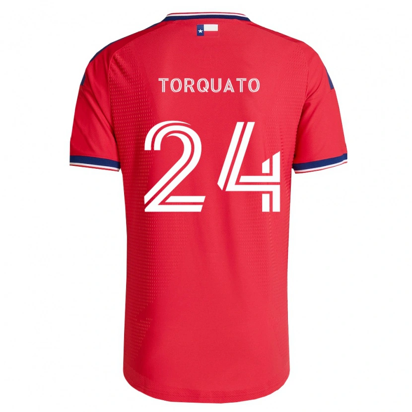 Danxen Mulher Camisola Joshua Torquato #24 Vermelho Azul Branco Principal 2026/27 Camisa