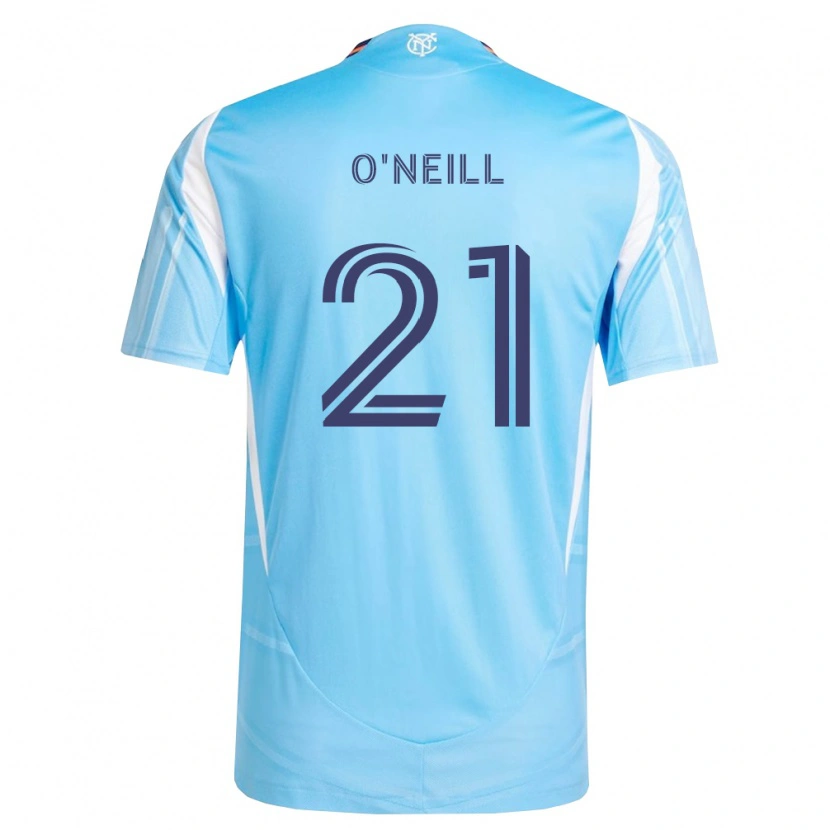 Danxen Mulher Camisola Aiden O'neill #21 Azul Celeste Branco Principal 2026/27 Camisa