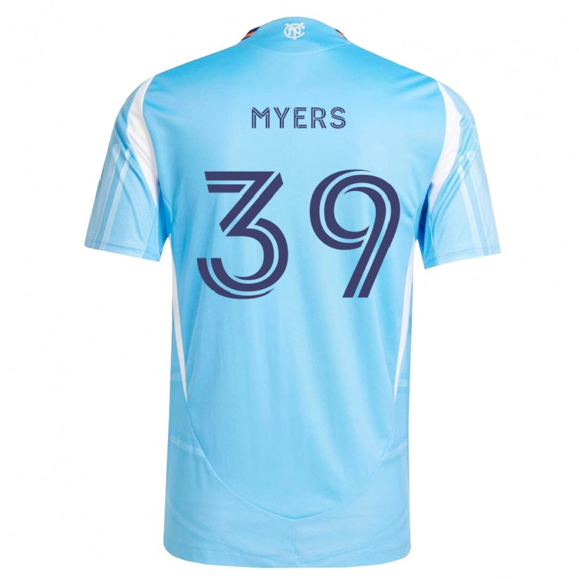 Danxen Mulher Camisola Md Myers #39 Azul Celeste Branco Principal 2026/27 Camisa