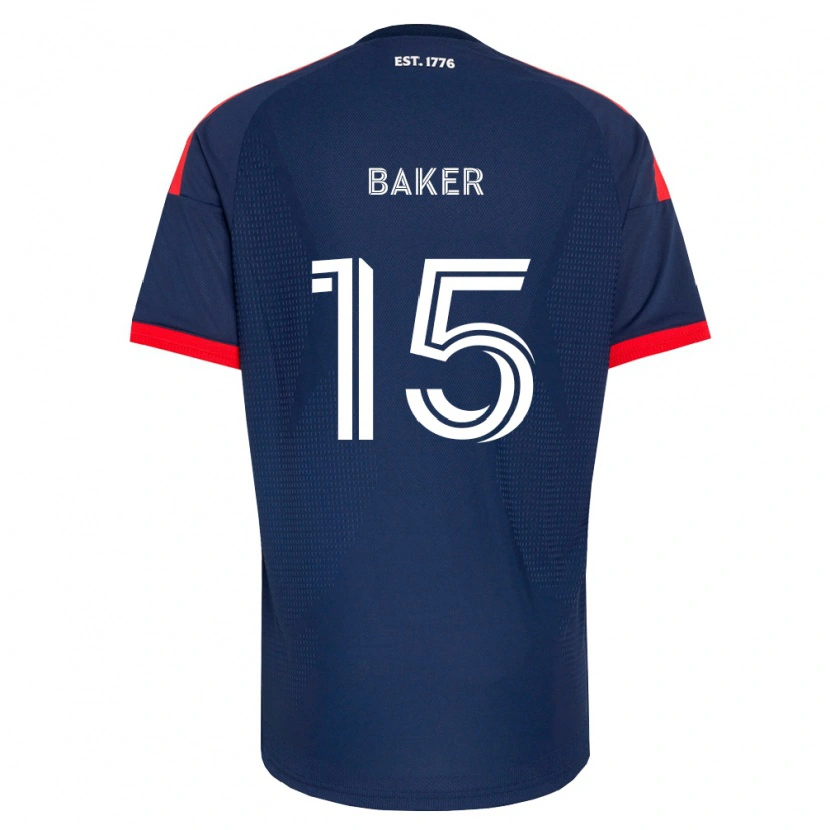 Danxen Mulher Camisola Cody Baker #15 Azul Real Vermelho Branco Principal 2026/27 Camisa