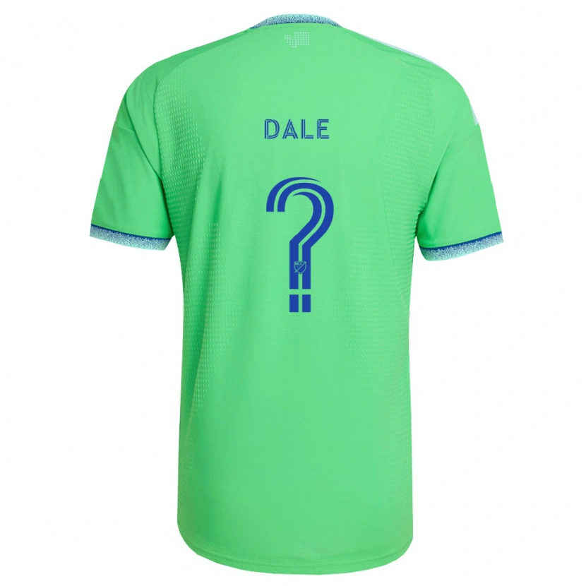 Danxen Mulher Camisola Jackson Dale #0 Verde Azul Claro Principal 2026/27 Camisa
