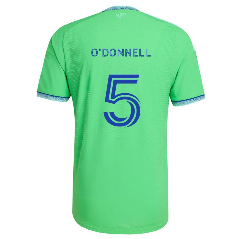 Danxen Mulher Camisola Kristina O'donnell #5 Verde Azul Claro Principal 2026/27 Camisa