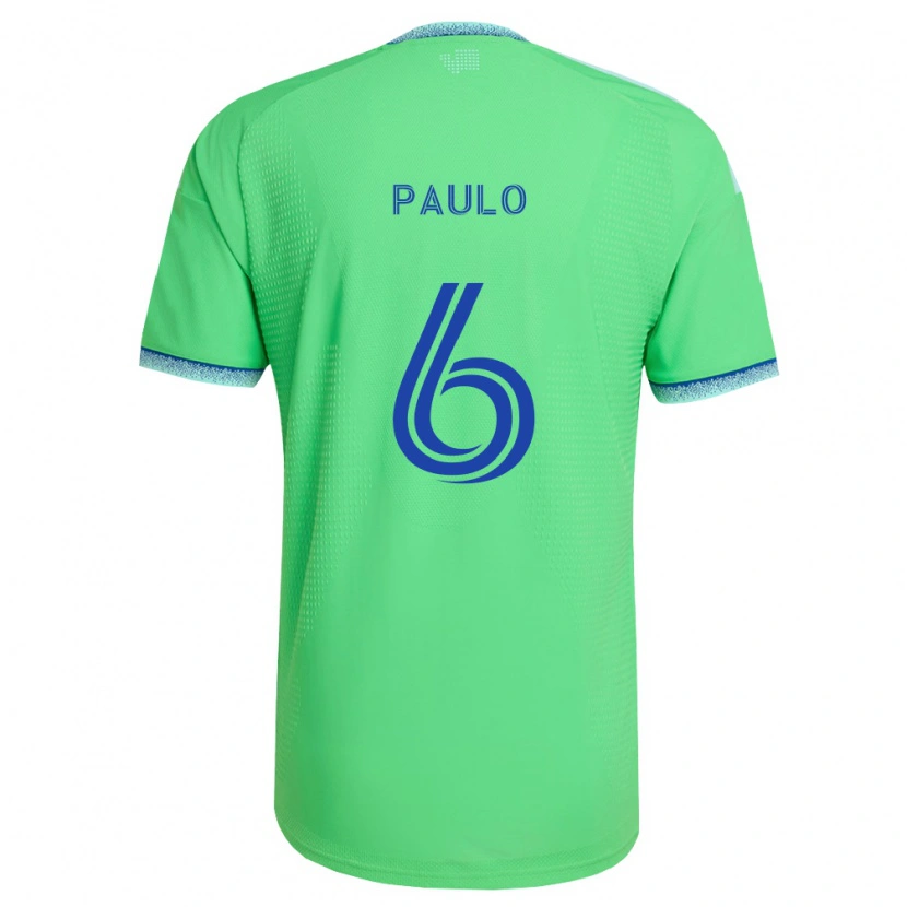 Danxen Mulher Camisola João Paulo #6 Verde Azul Claro Principal 2026/27 Camisa