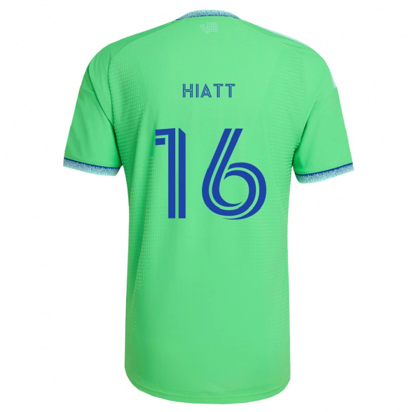 Danxen Mulher Camisola Samantha Hiatt #16 Verde Azul Claro Principal 2026/27 Camisa