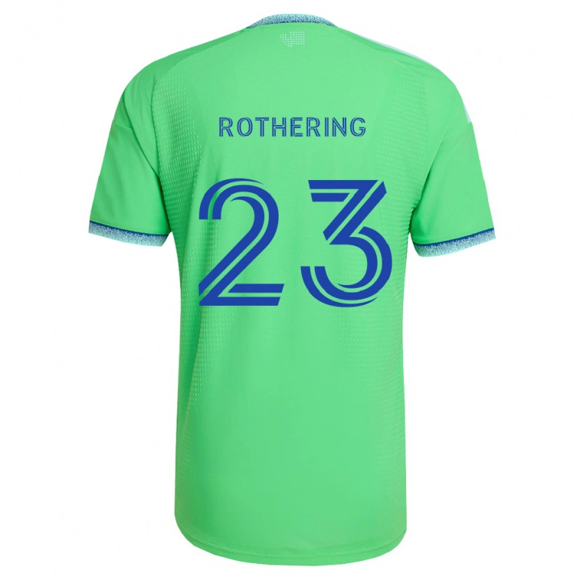 Danxen Mulher Camisola Holly Rothering #23 Verde Azul Claro Principal 2026/27 Camisa
