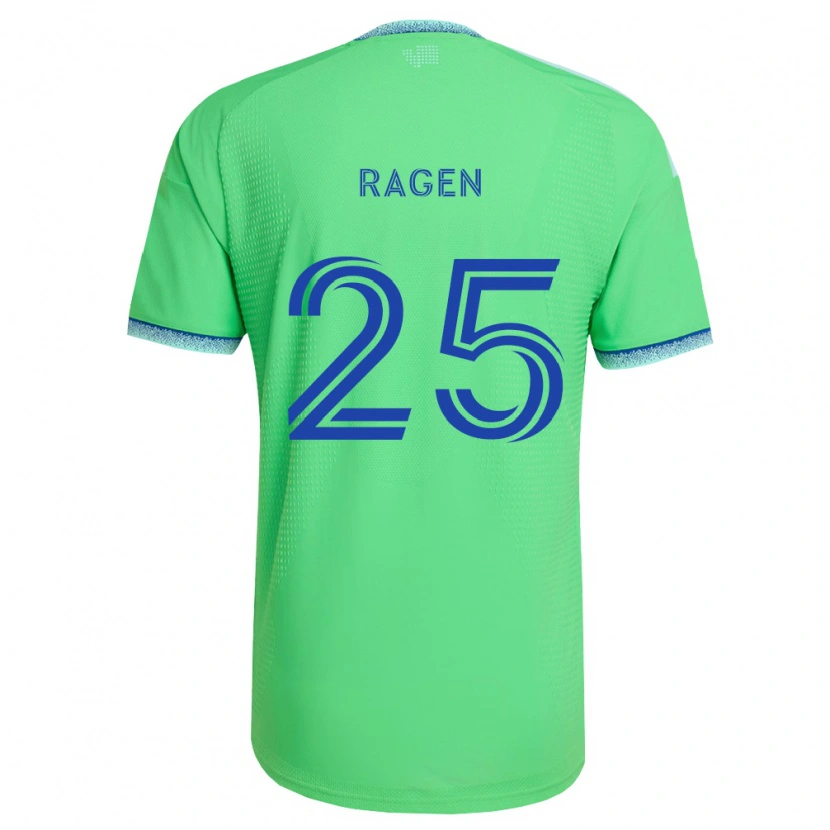 Danxen Mulher Camisola Jackson Ragen #25 Verde Azul Claro Principal 2026/27 Camisa