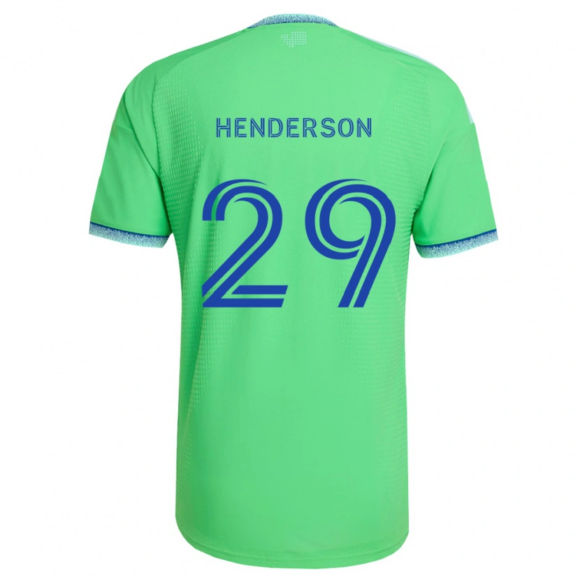 Danxen Mulher Camisola Anna Henderson #29 Verde Azul Claro Principal 2026/27 Camisa