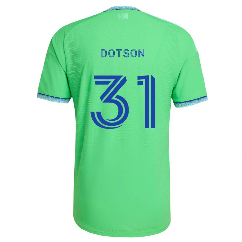 Danxen Mulher Camisola Hassani Dotson #31 Verde Azul Claro Principal 2026/27 Camisa