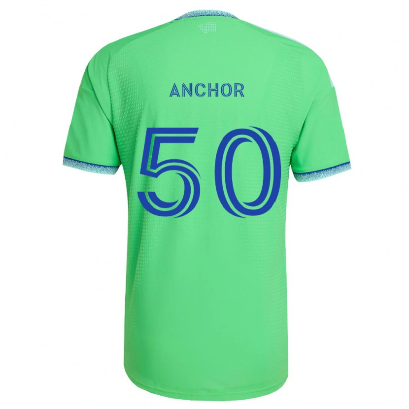 Danxen Mulher Camisola Max Anchor #50 Verde Azul Claro Principal 2026/27 Camisa