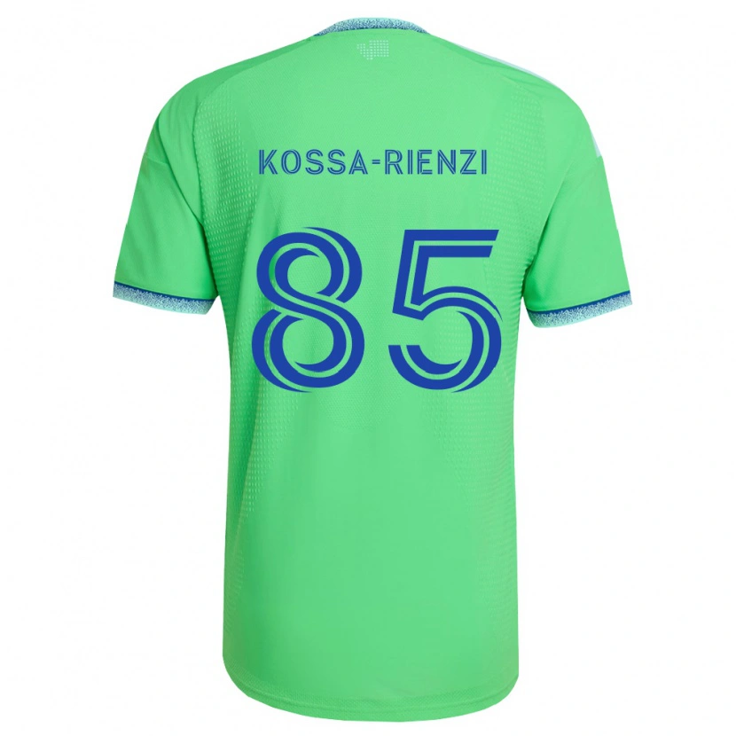 Danxen Mulher Camisola Kalani Kossa-Rienzi #85 Verde Azul Claro Principal 2026/27 Camisa