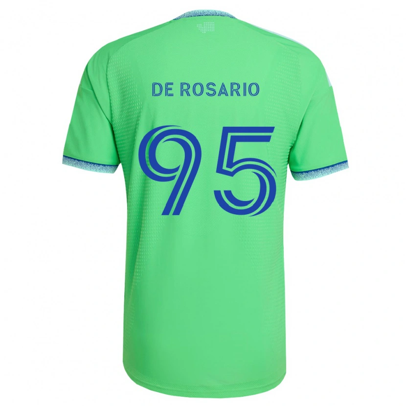 Danxen Mulher Camisola Osaze De Rosario #95 Verde Azul Claro Principal 2026/27 Camisa