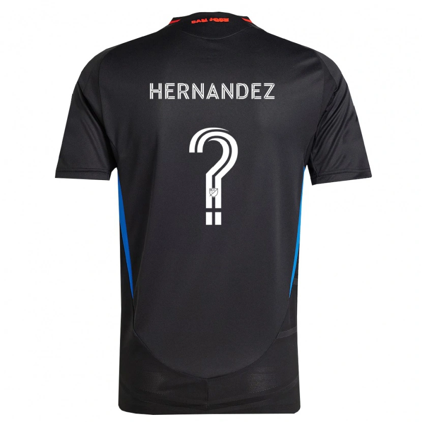 Danxen Mulher Camisola Oliver Hernandez #0 Azul Branco Preto Principal 2026/27 Camisa
