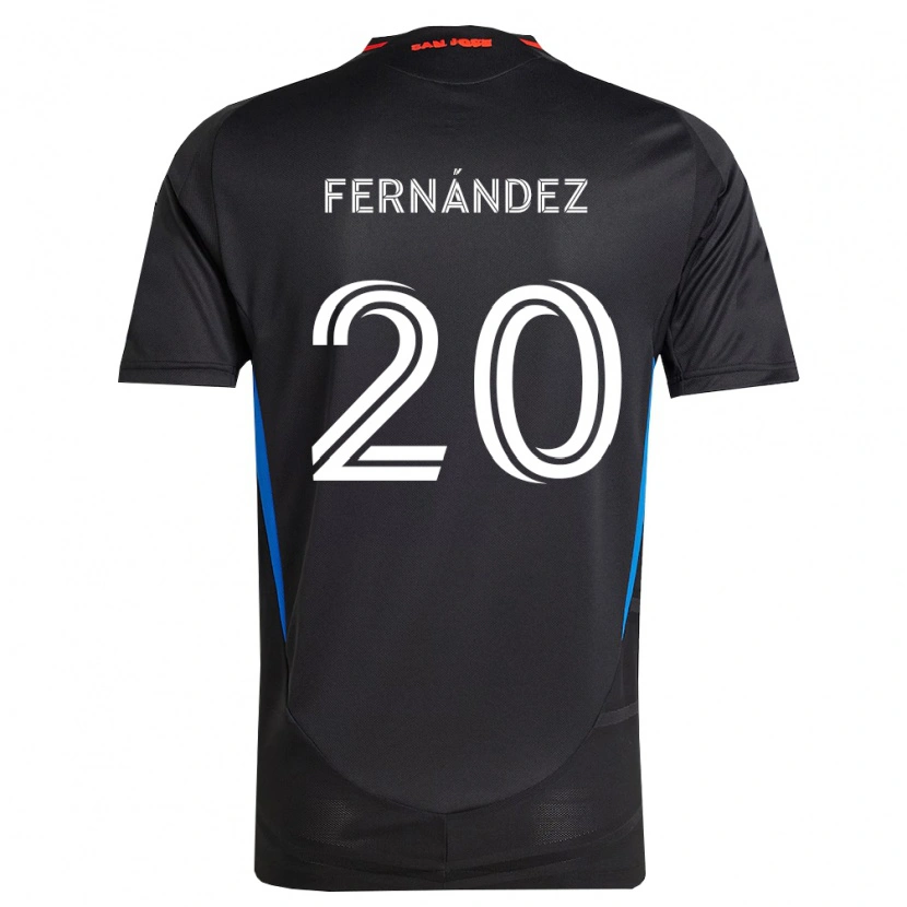 Danxen Mulher Camisola Nick Fernández #20 Azul Branco Preto Principal 2026/27 Camisa