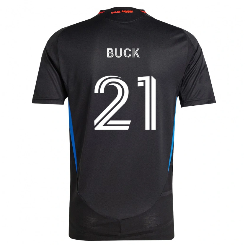 Danxen Mulher Camisola Noel Buck #21 Azul Branco Preto Principal 2026/27 Camisa
