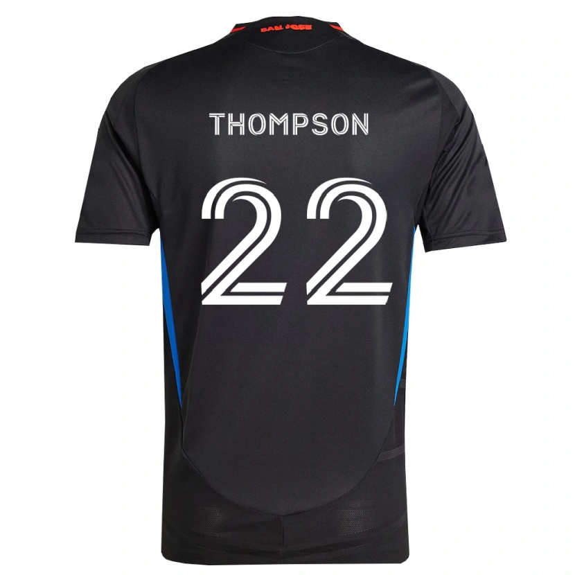 Danxen Mulher Camisola Tommy Thompson #22 Azul Branco Preto Principal 2026/27 Camisa