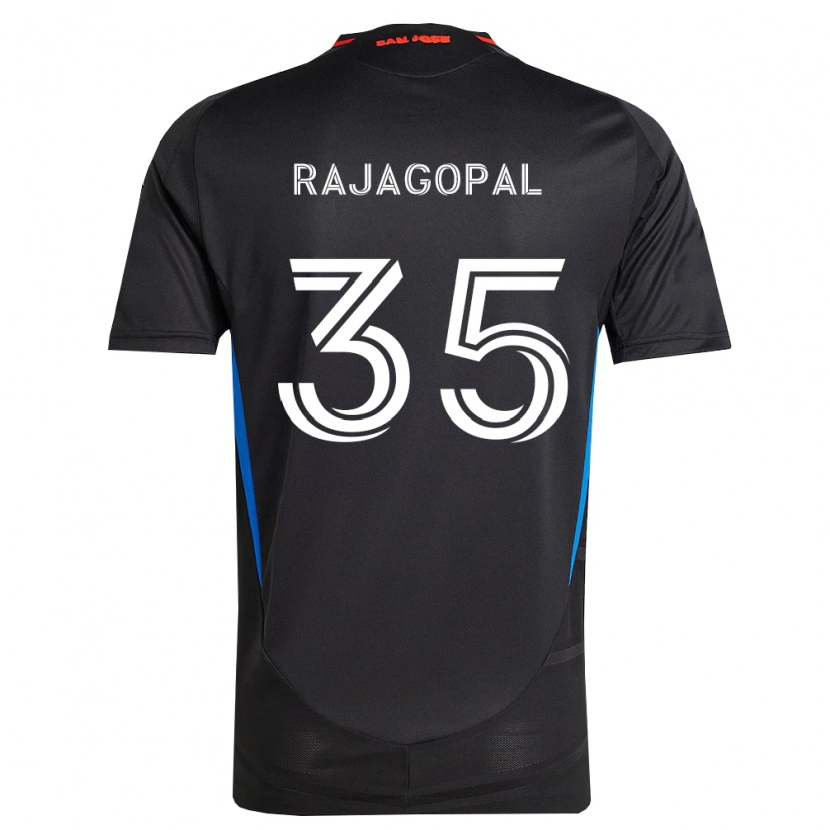 Danxen Mulher Camisola Rohan Rajagopal #35 Azul Branco Preto Principal 2026/27 Camisa