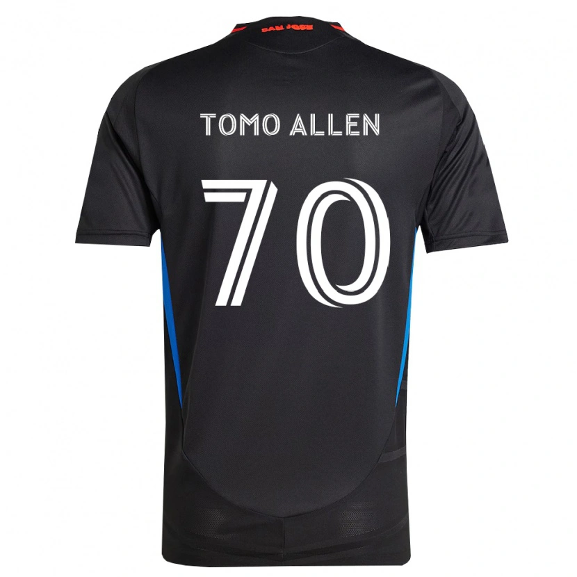 Danxen Mulher Camisola Tomo Allen #70 Azul Branco Preto Principal 2026/27 Camisa