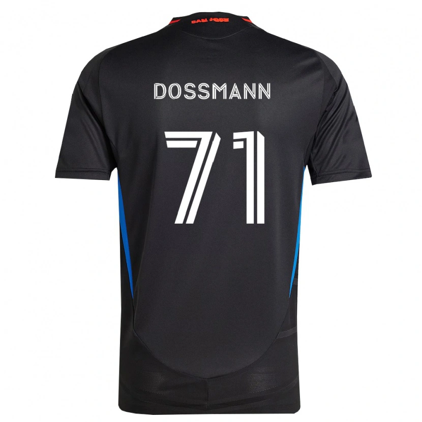 Danxen Mulher Camisola Niklas Dossmann #71 Azul Branco Preto Principal 2026/27 Camisa