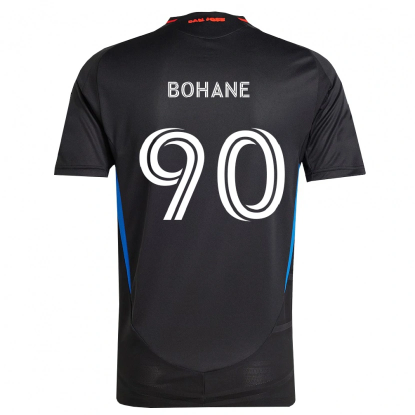 Danxen Mulher Camisola Zach Bohane #90 Azul Branco Preto Principal 2026/27 Camisa