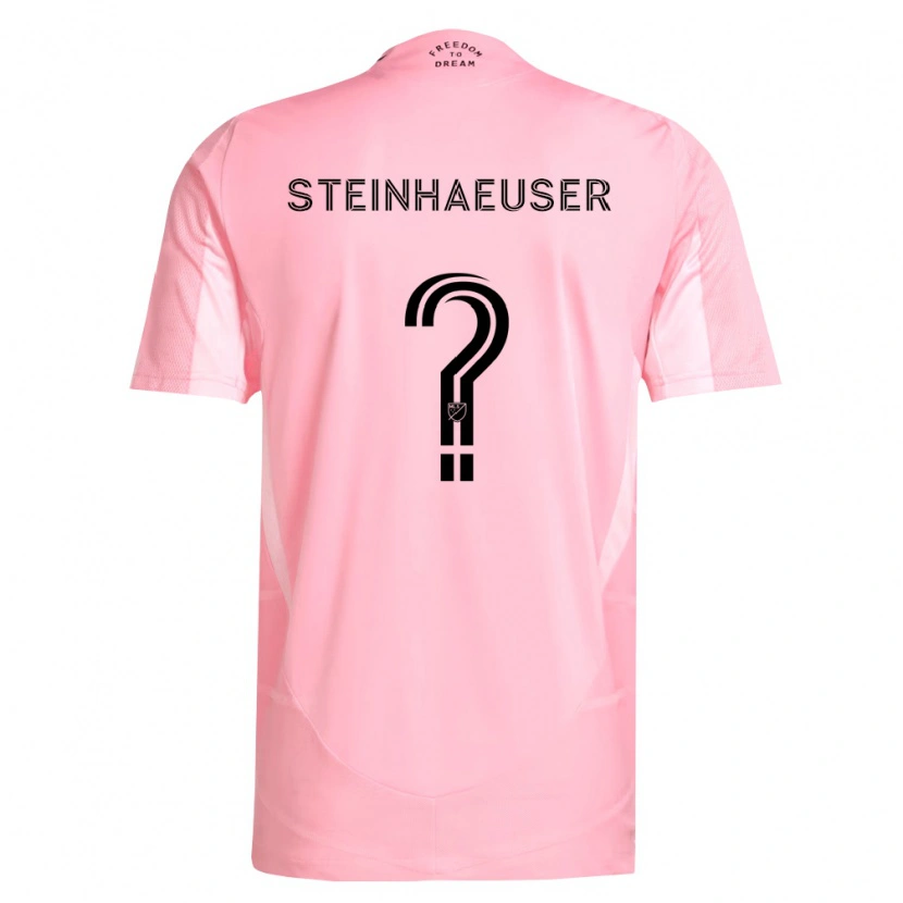 Danxen Mulher Camisola Marcus Steinhaeuser #0 Rosa Preto Principal 2026/27 Camisa