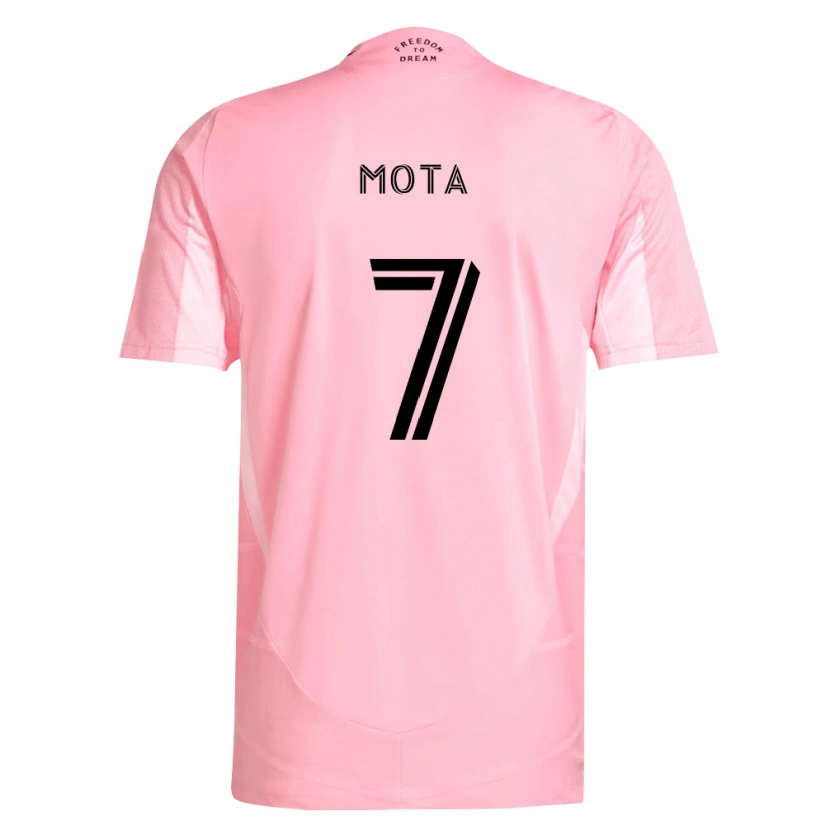 Danxen Mulher Camisola Jean Mota #7 Rosa Preto Principal 2026/27 Camisa