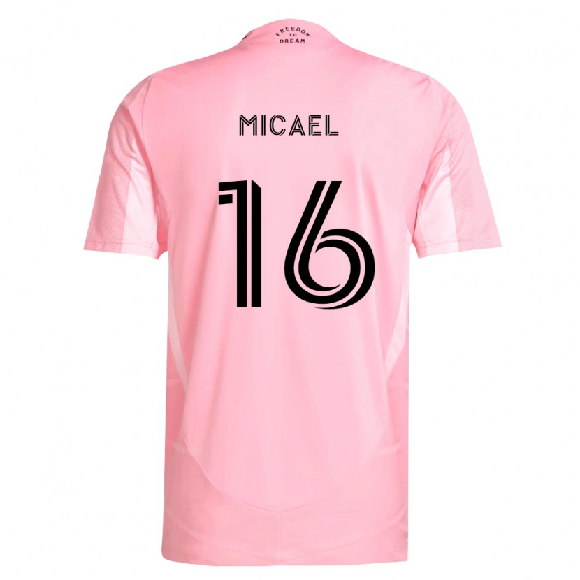 Danxen Mulher Camisola Micael Dos Santos Silva #16 Rosa Preto Principal 2026/27 Camisa