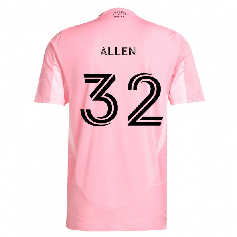 Danxen Mulher Camisola Noah Allen #32 Rosa Preto Principal 2026/27 Camisa