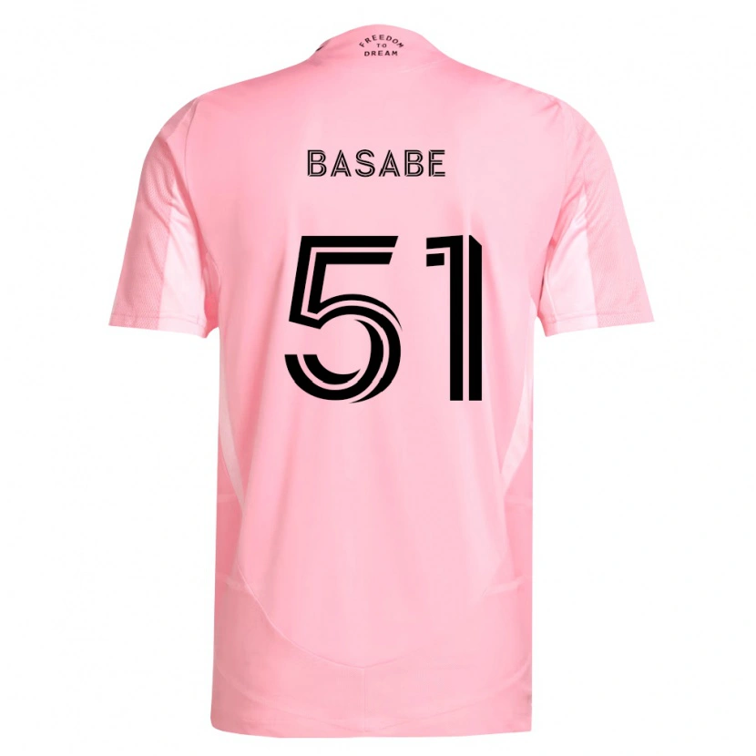 Danxen Mulher Camisola Samuel Basabe #51 Rosa Preto Principal 2026/27 Camisa