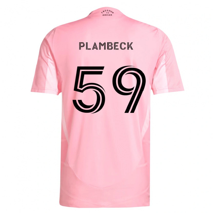 Danxen Mulher Camisola Preston Plambeck #59 Rosa Preto Principal 2026/27 Camisa