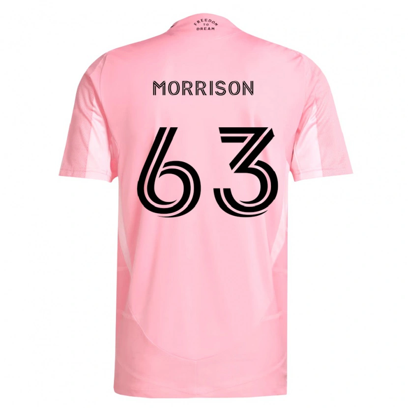 Danxen Mulher Camisola Sloan Morrison #63 Rosa Preto Principal 2026/27 Camisa