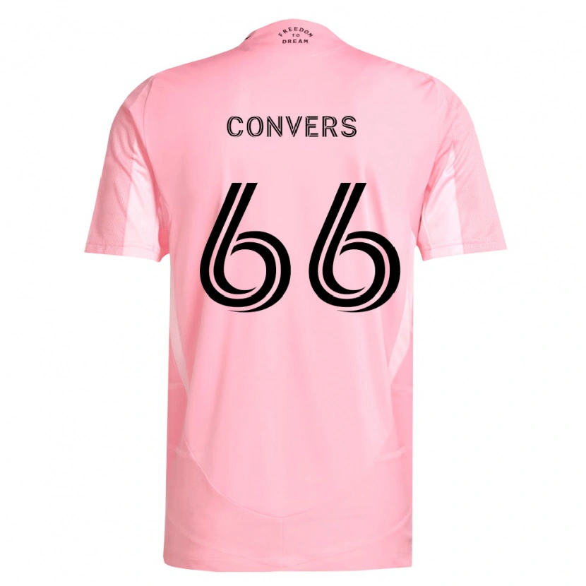 Danxen Mulher Camisola Joseph Convers #66 Rosa Preto Principal 2026/27 Camisa