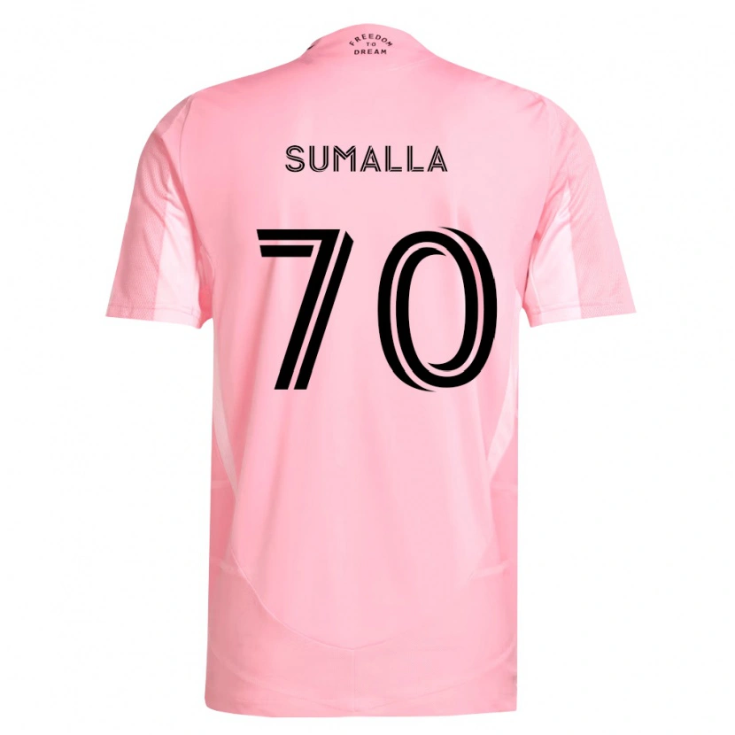 Danxen Mulher Camisola Daniel Sumalla #70 Rosa Preto Principal 2026/27 Camisa
