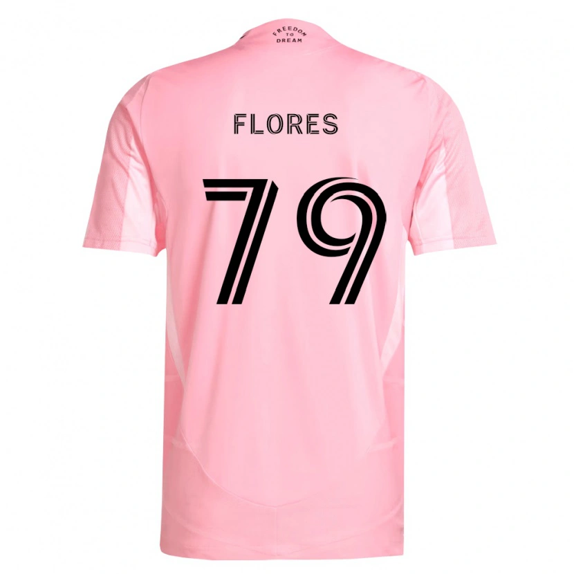 Danxen Mulher Camisola Alejandro Flores #79 Rosa Preto Principal 2026/27 Camisa