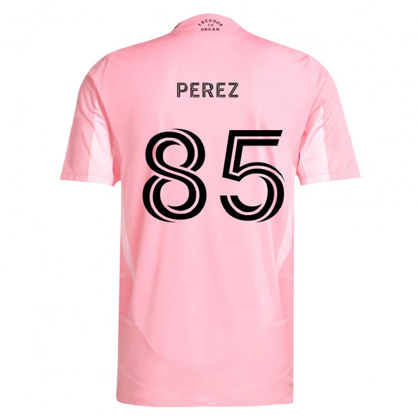 Danxen Mulher Camisola Matthew Perez #85 Rosa Preto Principal 2026/27 Camisa