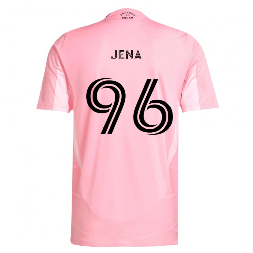 Danxen Mulher Camisola Nessim Jena #96 Rosa Preto Principal 2026/27 Camisa