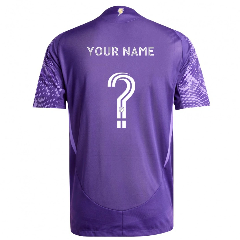 Danxen Mulher Camisola Seu Nome #0 Roxo Branco Principal 2026/27 Camisa
