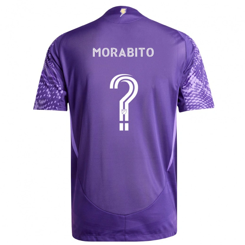 Danxen Mulher Camisola Massimo Morabito #0 Roxo Branco Principal 2026/27 Camisa
