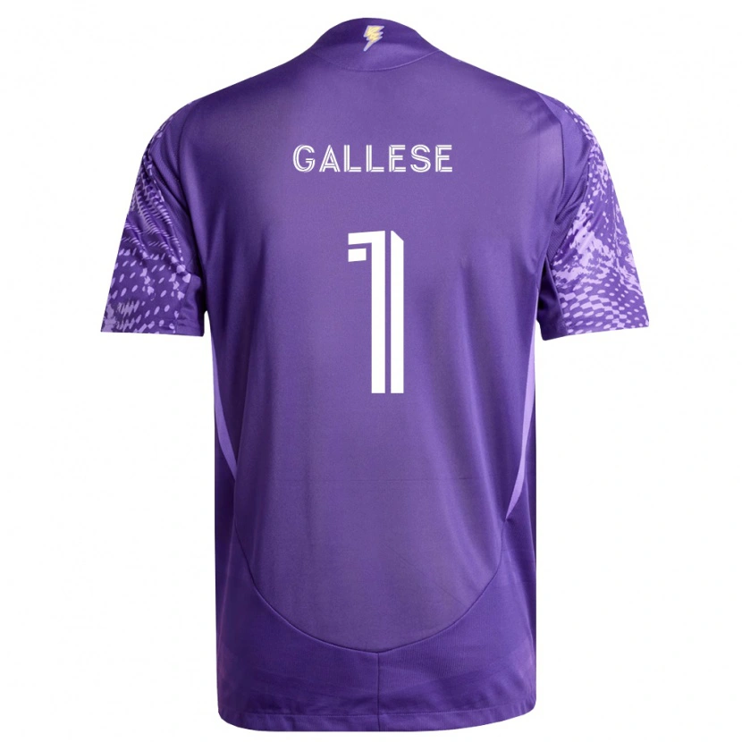Danxen Mulher Camisola Pedro Gallese #1 Roxo Branco Principal 2026/27 Camisa