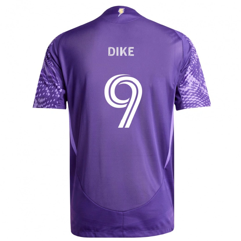 Danxen Mulher Camisola Daryl Dike #9 Roxo Branco Principal 2026/27 Camisa