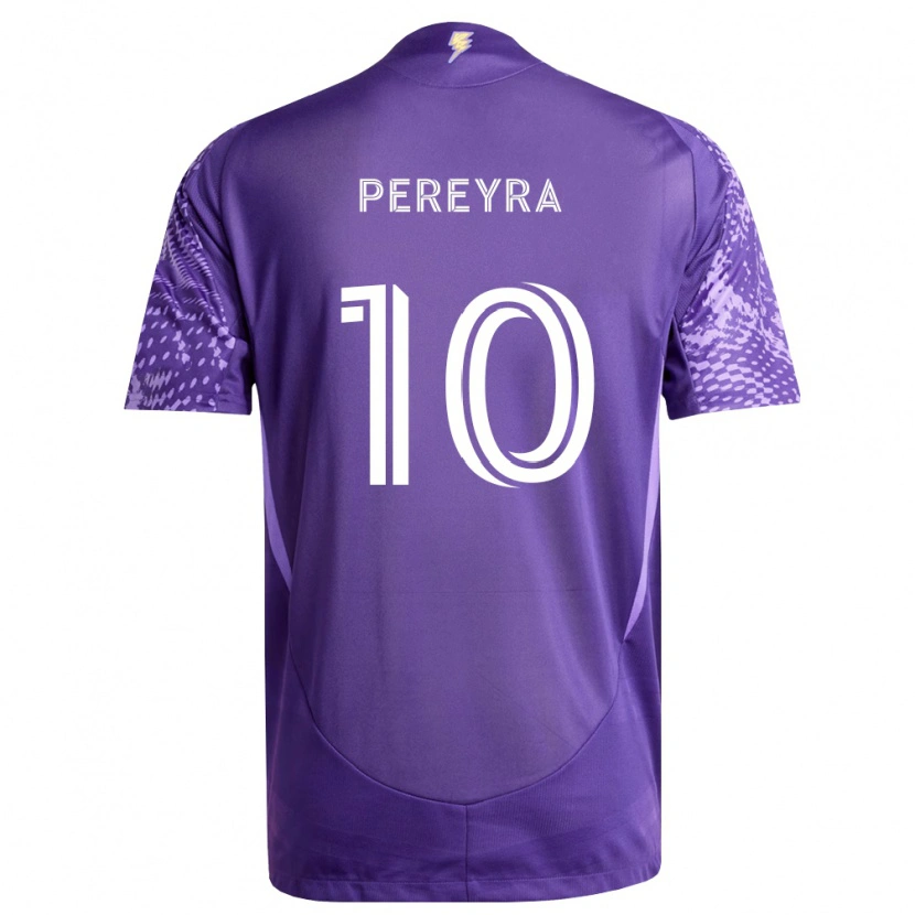 Danxen Mulher Camisola Mauricio Pereyra #10 Roxo Branco Principal 2026/27 Camisa